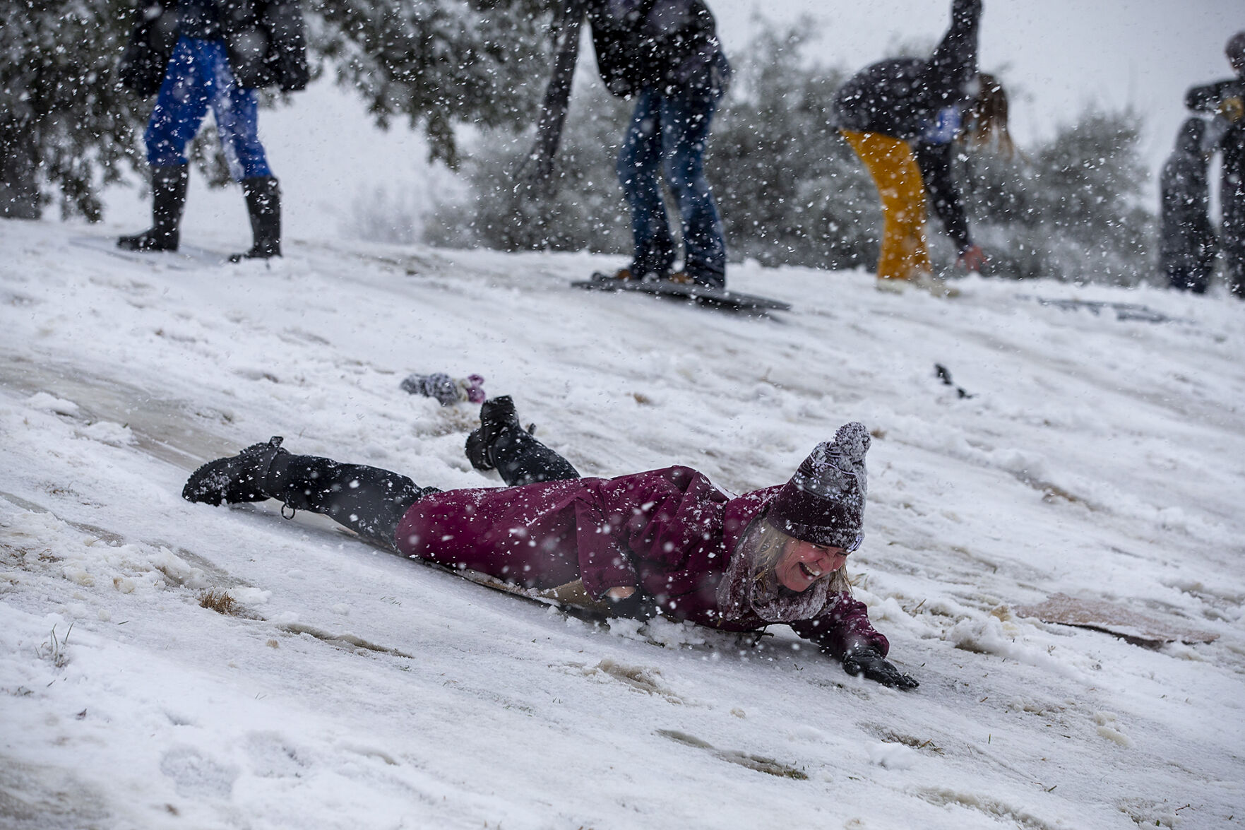 Snowfall in B-CS